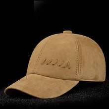 Load image into Gallery viewer, Classic Suede  &amp; Leather Baseball Caps
