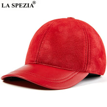 Load image into Gallery viewer, Leather  &amp; Suede Solid Autumn Cap
