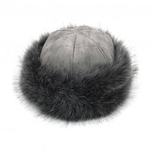 Load image into Gallery viewer, Mongolian Style Suede &amp; Fluffy Warm Snow Hat
