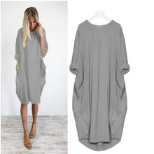 Load image into Gallery viewer, Half Sleeve Oversized T-shirt Dress
