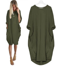 Load image into Gallery viewer, Half Sleeve Oversized T-shirt Dress
